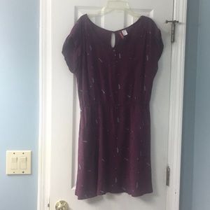 H&M purple dress size 10